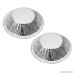 ReFaxi®125Pcs Silver Aluminum Foil Cupcake Cookie Pudding Egg Tart Lined Mold Round - B00WSCMTES